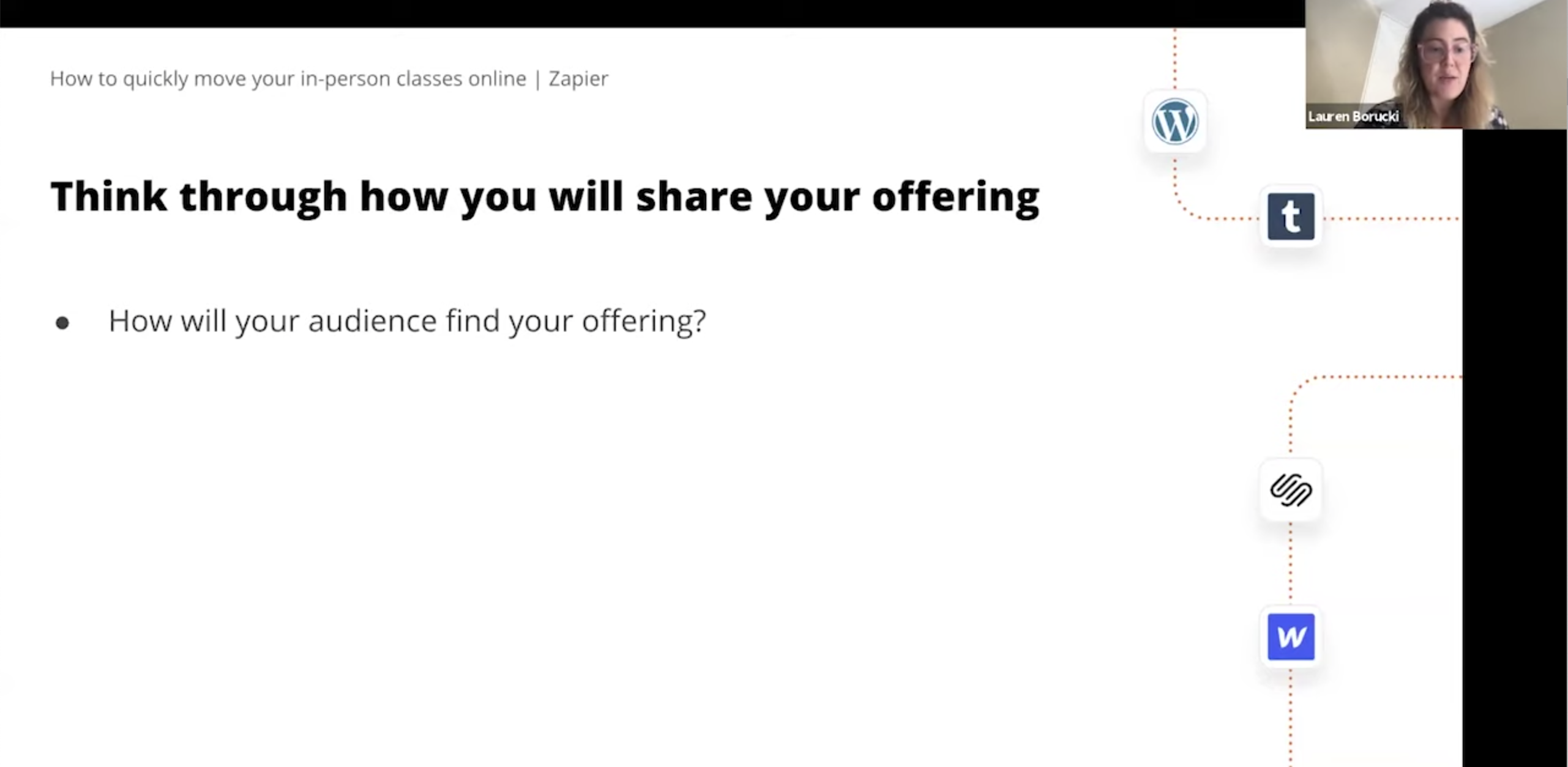 Zoom webinars