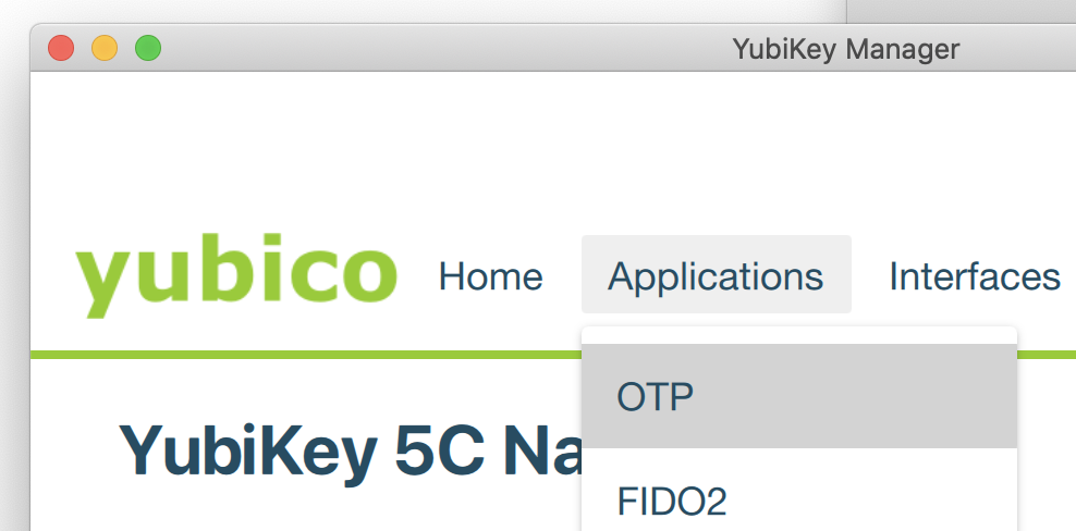 YubiKey Manager 