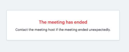 Default leave message
