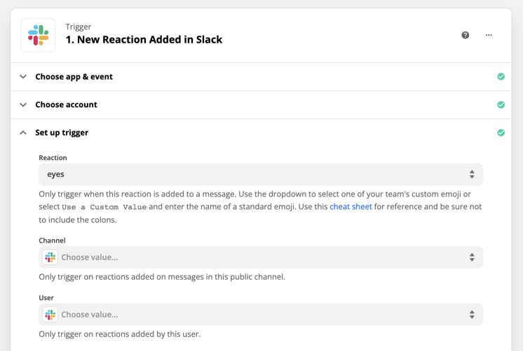 How to count reactions in Slack Zapier Community