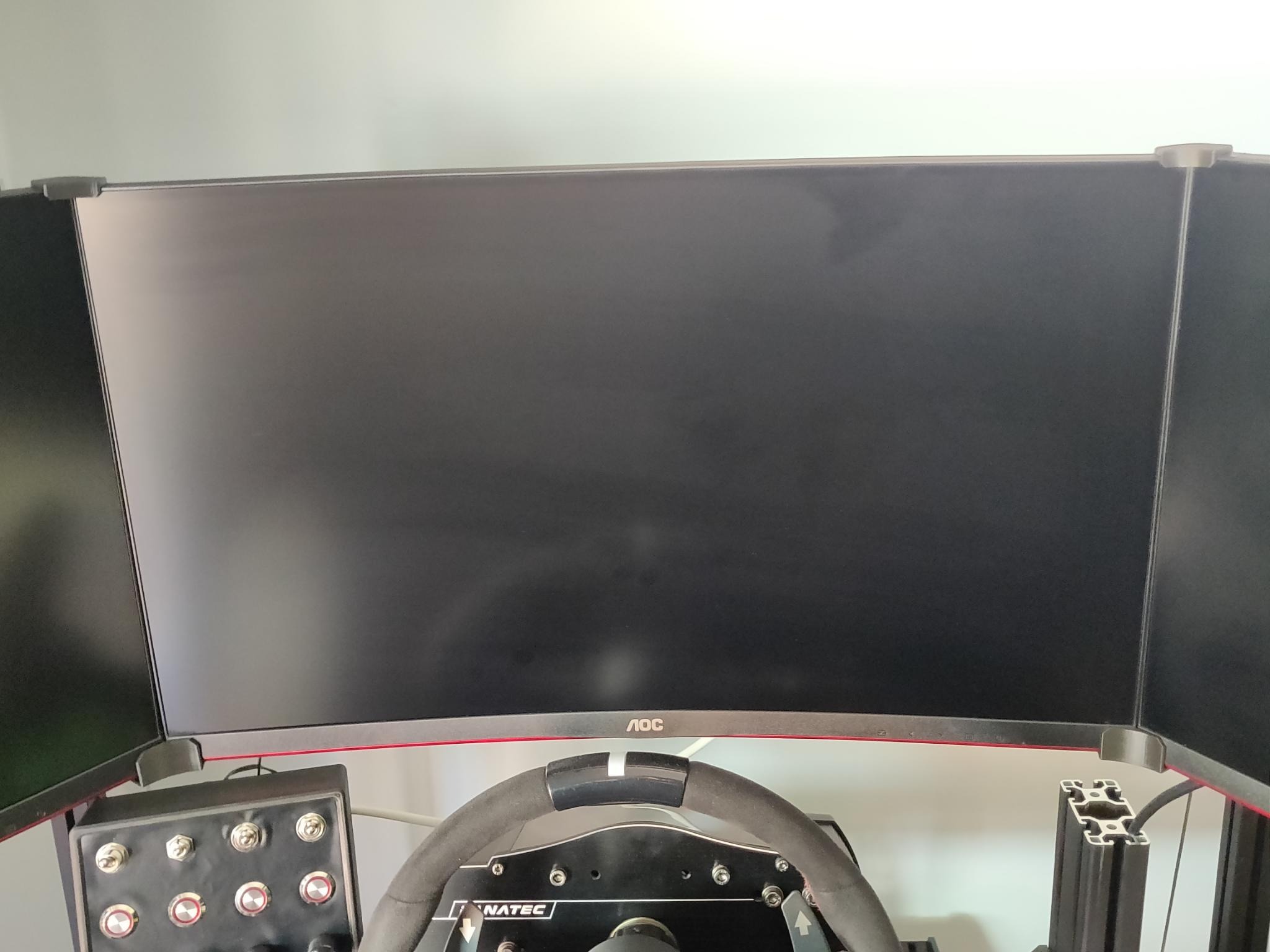 Is it possible to align monitors with bezels designed like this? r