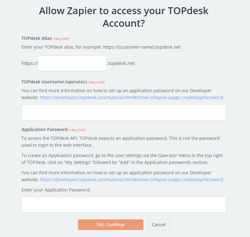 How to get started with TOPdesk in Zapier TOPdesk Help & Support Zapier