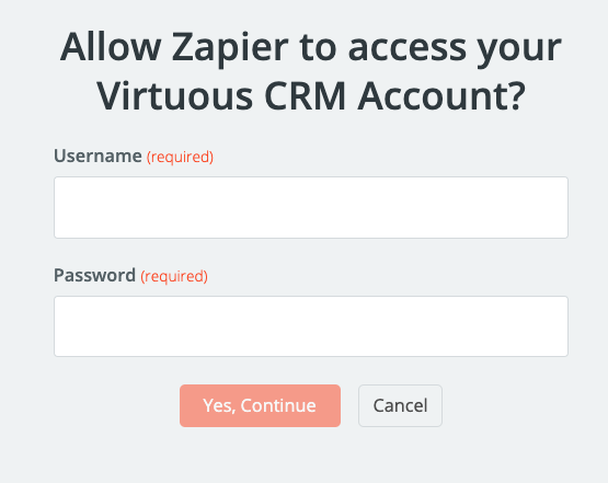 How To Get Started With Virtuous CRM On Zapier Virtuous CRM Help 