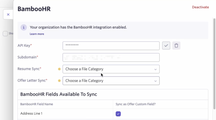 Shows the choose a file category option in the available dropdown menus.