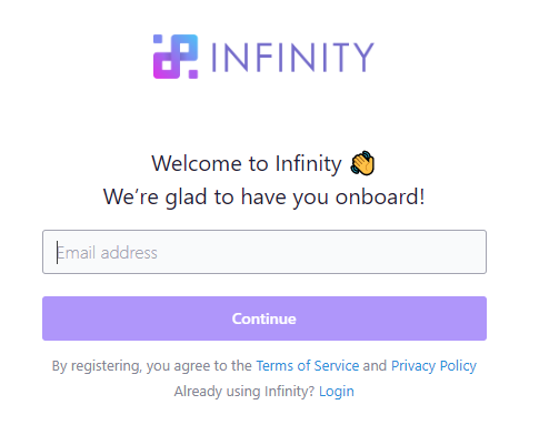 infinity luxury travel login