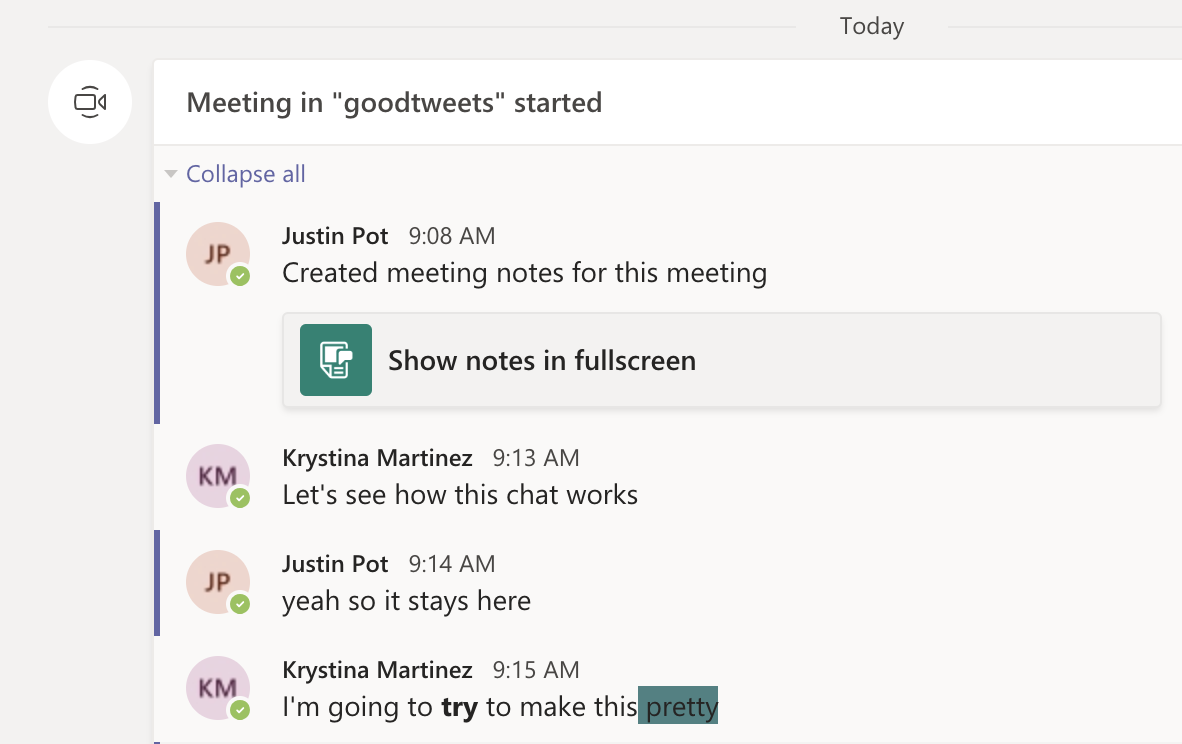 microsoft teams download meeting chat