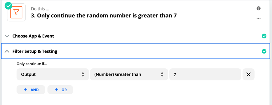 Setting up the conditional requirement for when the bot will run.