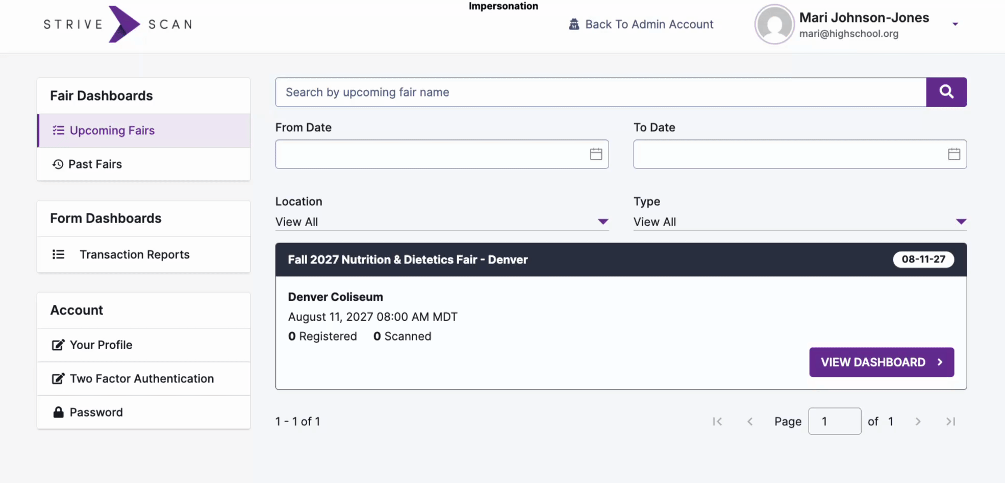 navigate to Transaction Report