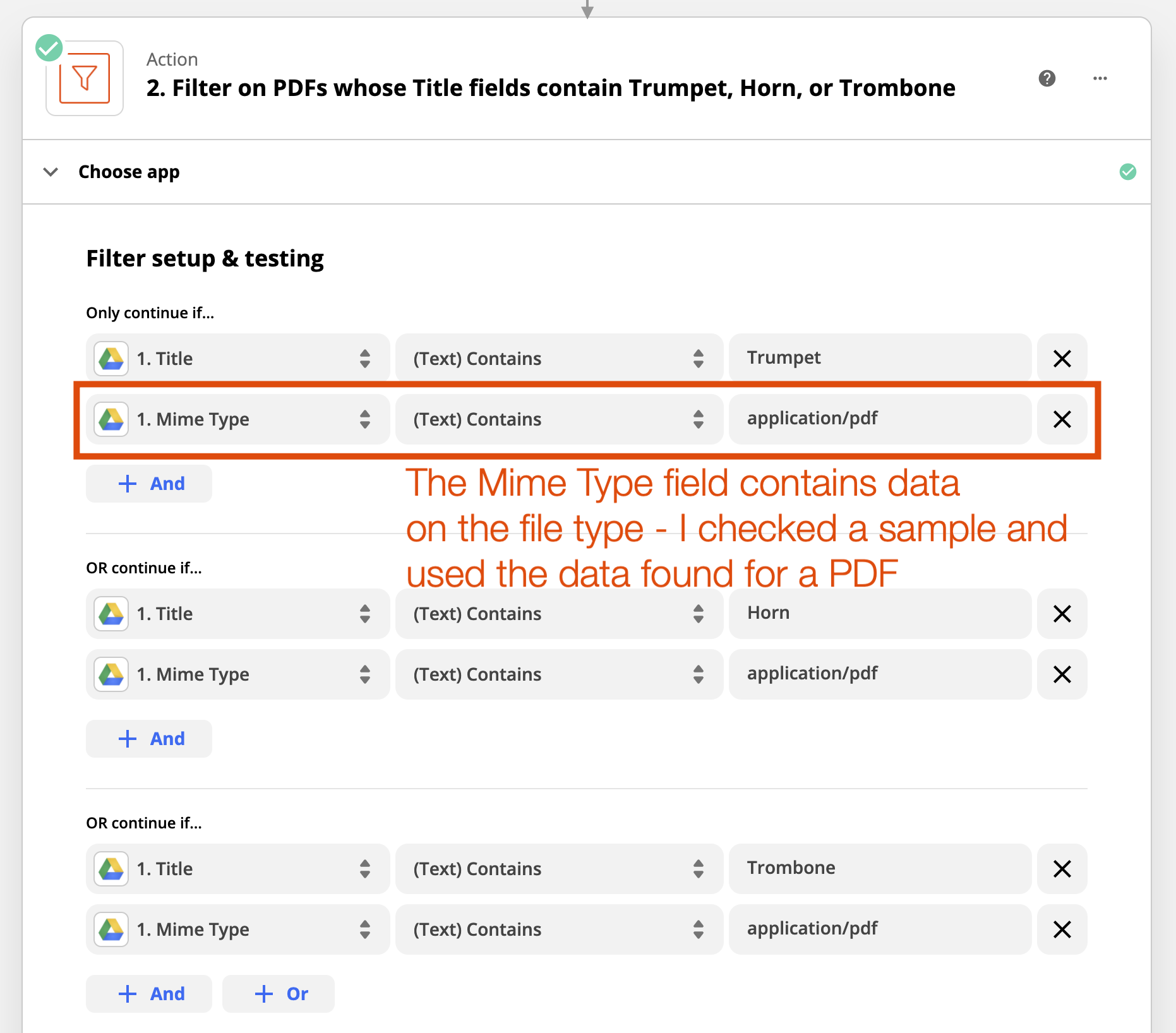 google drive airtable zapier