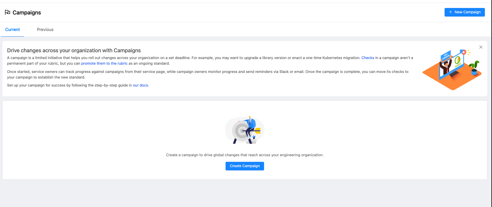 Screenshot of campaign deleted