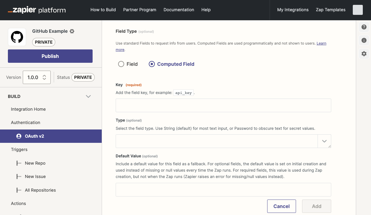 Zapier Computed Fields